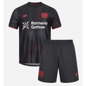 Fotbalové Dres Bayer Leverkusen Dětské Domácí Oblečení 2025-26 Krátký Rukáv (+ trenýrky)